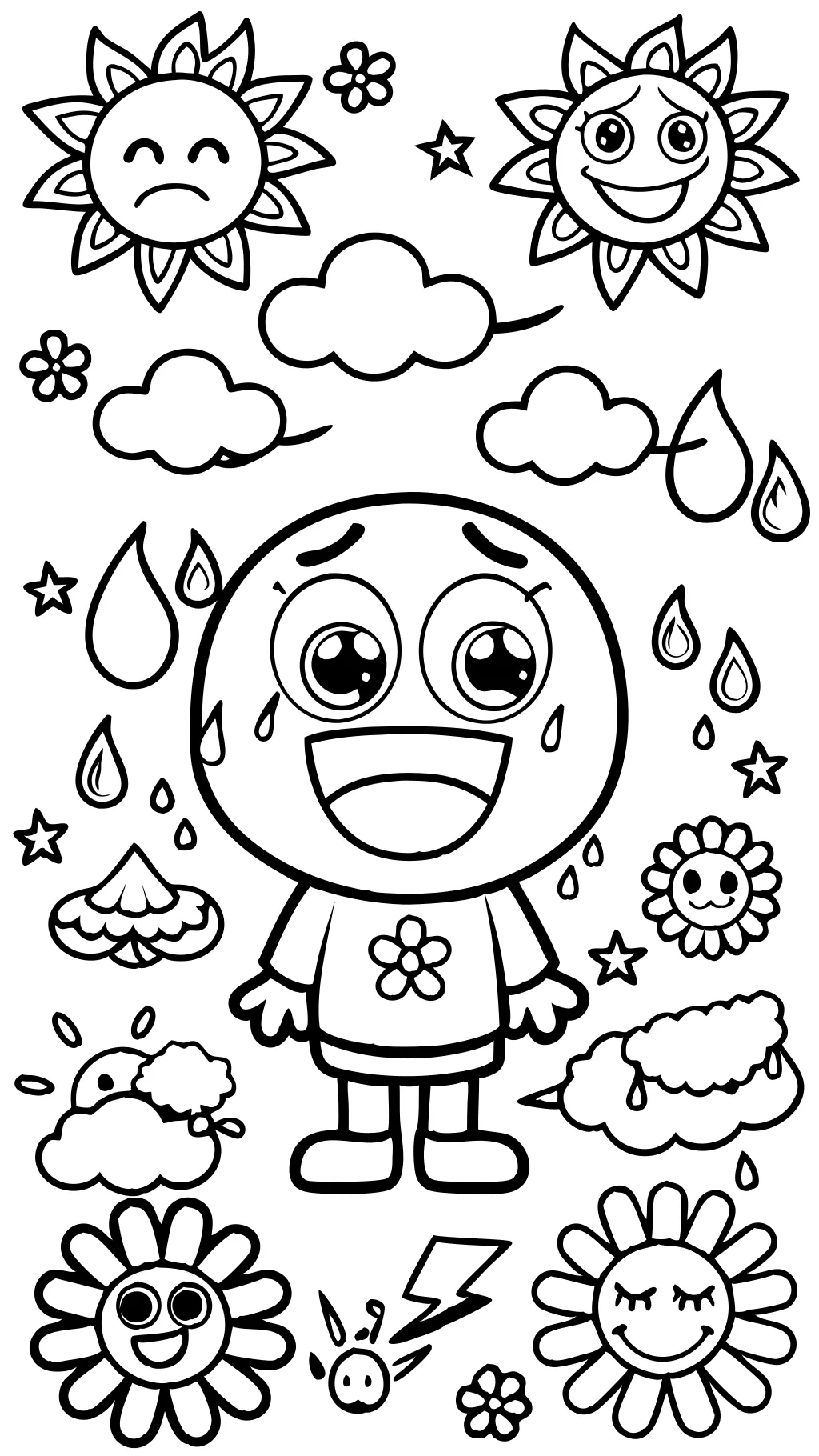 feelings coloring page